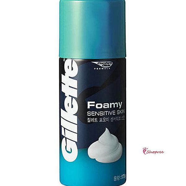 Shaving Foam Shaving Cream 175g Foamy Gillette Shaving Foam Men's Sensitive Menthol fgh249