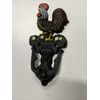 Cast Iron Painted Rooster Door Knock (184S-0084)