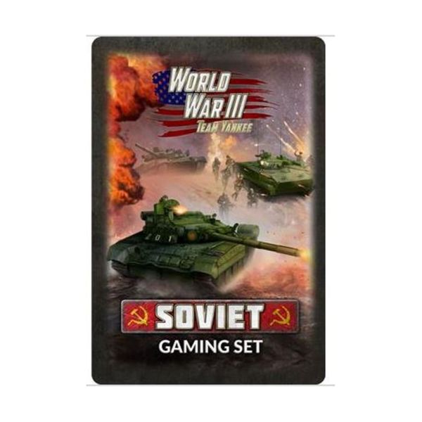 Team Yankee World War III Soviet Gaming Set - Dice and Token Set