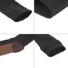 Bcurb Graduated Compression Socks (2 Pair) Calf High Men Women Support Stocking. (Black/Gold, Small/Medium)
