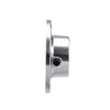 uxcell Closet Wardrobe Rod Flange 25mm Diameter Long Socket Bracket Support Holder for Pipe 6pcs