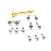 Universal Router Plate with Replacement Screws and Plastic Insert Rings