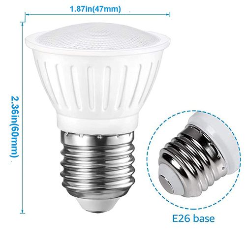 Small frog LED PAR16 Dimmable Flood Light Bulb,7W=65W, E26 Medium Base 700LM 3000K Soft White 120° Beam Angle, Pack of 6