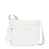 Kipling ARTO Medium crossbody, Pure Alabaster (White)