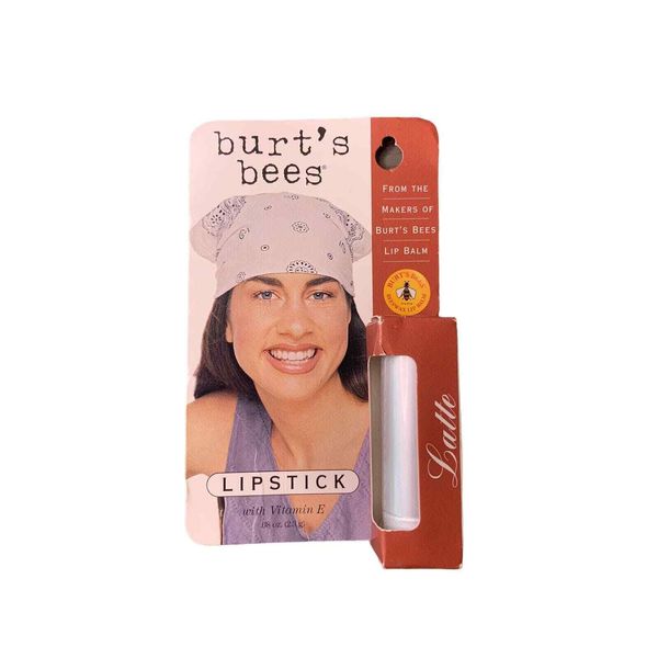 Burt’s Bees Lipstick LATTE All Natural Discontinued RARE Lip Balm Vitamin E