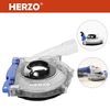 HERZO Surface Grinding Dust Shroud for Angle Grinders 115/125mm, Transparent Polycarbonate