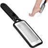 FOLAI Foot File Exfoliating Heel Exfoliating Foot File Exfoliating Foot File Exfoliating Professional Foot File Safe Efficient Micro Cutter for Clean Travel Dry Feet (Black)