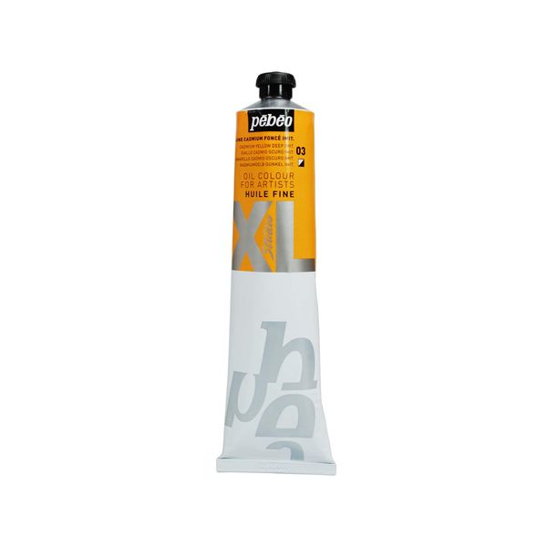 Pébéo - Fine Oil XL 200 ML - Yellow Cadmium Primary Oil Painting - Pébéo Oil Painting - Yellow Cadmium Primary Imitation 200 ml