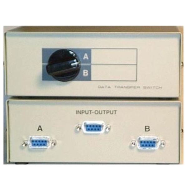 All Female}DB9 pin Serial RS232 2way AB manual data cable/cord/wire Switch Box{F