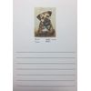 Border Terrier Dog Magnetic Refrigerator List Pad