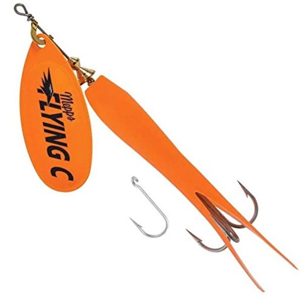 Mepps Flying C - sngl,TBL, hot Orange-hot Orange