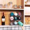 4Pack 12 Water Bottle Organize for Cabinet Stackable Wine Drink Storage Rack
