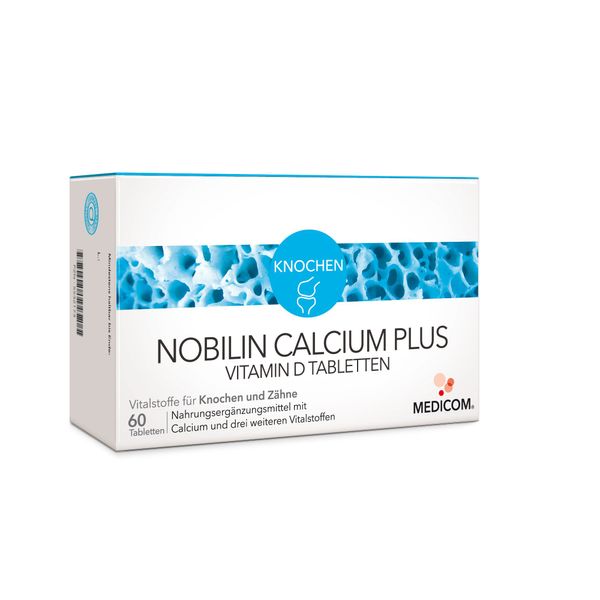 Medicom Pharma GmbH Nobilin Calcium Plus Vitamin D Tablets Pack of 240 Tablets