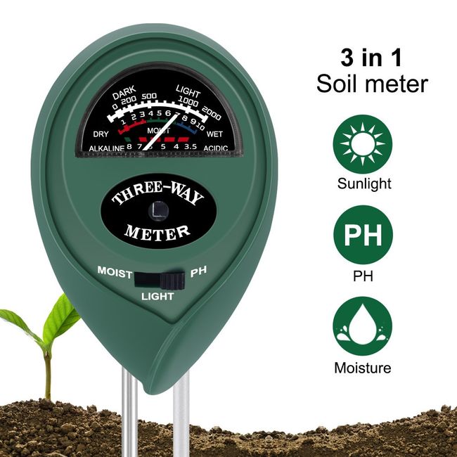 3-in-1 Soil Moisture Meter