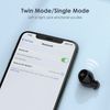 Bluetooth 5.0 Earbuds 36H Playtime IPX7 Waterproof 65ft Range White USB-C Case