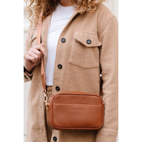 The Signature Camera Bag - camel