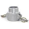 2pc Aluminum cam lock fitting Male Adapter Female NPT Thread camlock fitting 2"