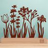 UNUS Stand Silhouette Flowers Rust