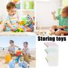 15-Piece Mesh Toy Storage Bags - Washable, Lightweight, See-Through with Drawstring