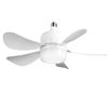 12W Dimmable Socket Fan Light LED Ceiling Fan Remote Home Lamp Fan Light w/3Mode