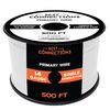 14 Gauge Car Audio Primary Wire (500ft–White)– Remote, Power/Ground Electrical