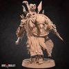 hero barbarian bite the bullet pathfinder 3d printed miniature tabletop wargames