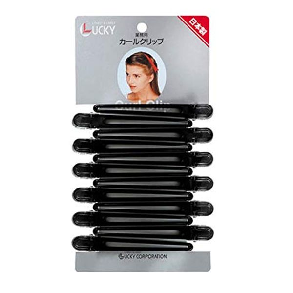 Lucky Curl Clip LL C1150 Mat Black Antibacterial