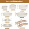 Pots & Pans Set Non Stick, 9pcs Cookware Set Detachable Handle For Kitchen