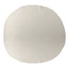 Unique Large Circular Lumbar Back Support Cushion/Circle Pillow with Ivory Pillowcase 60cm Medium Support