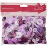 Papermania 250 g Assorted Buttons, Purple