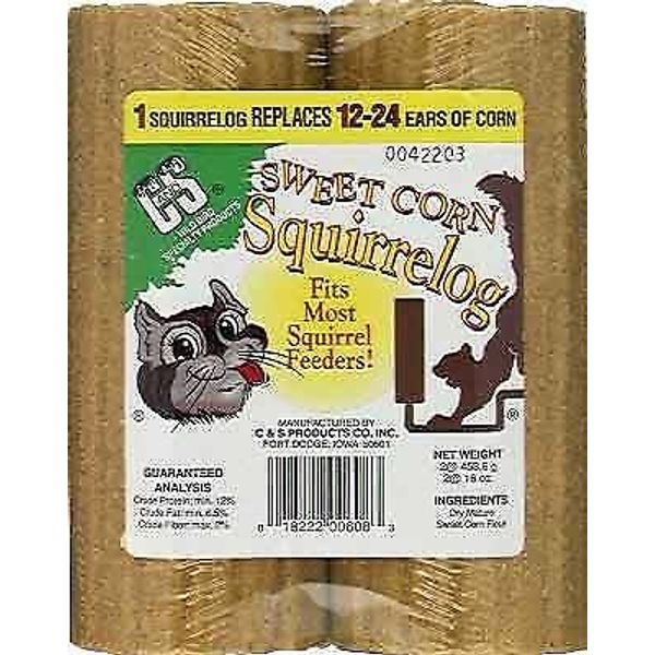 C&S Sweet Corn Squirrelog Refill 32 Ounce Null
