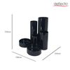 5 Star Office Desk Tidy with 6 Compartment Tubes Black