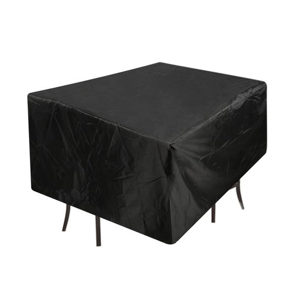 Furniture Cover, BIGWING Table Cover, Waterproof, Dustproof, Windproof, Multi-functional, Furniture Cover (53.1 x 53.1 x 29.5 inches (135 x 135 x 75 cm), Black