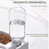 Automatic Pet Water Bowl,Food Dish Dual-Use Cat Dog Feeder Moisture-Proof Design