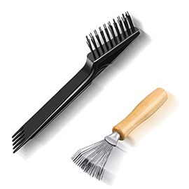 2 Pcs Hair Brush Cleaner Hair Brush Cleaning Tool Comb Cleaning Brush Comb Cleaner Brush Hair Brush Cleaner Mini Hair Brush Remover for Removing Hair