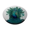 Peacock Watercolor Bird PopSockets Adhesive PopGrip