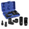 WORKPRO 6PCS O2 Oxygen Sensor Sockets 3/8" 1/2" Dr O2 Sensor Socket Removal Tool