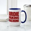 CafePress Birdie Making Machine Large Mug 15 oz (444 ml) Ceramic Coffee Mug