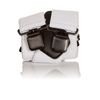 Olata Men's Extra Wide X-Shape Braces/Suspenders - 5cm. White (Black Clips)