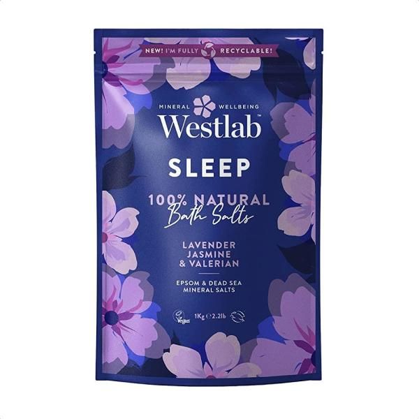 LONFORCE Bath Salts Westlab - Sleep Epsom Dead Sea Bath Salts1.36kg100% natural, pure and unscented mineral salts