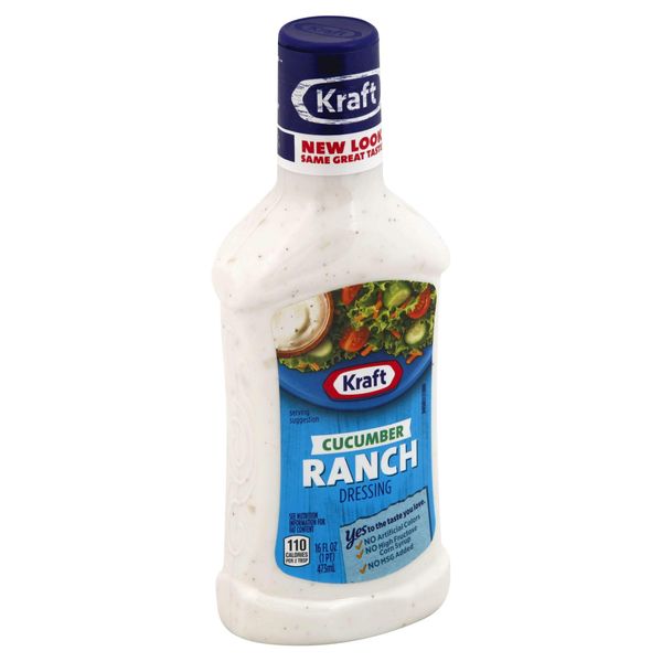 Kraft Cucumber Ranch Dressing & Dip, 16 oz, 2 pk