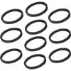 Deda Elementi: 1 1/8" Alloy Headset Spacers - Black - 5mm 10pk
