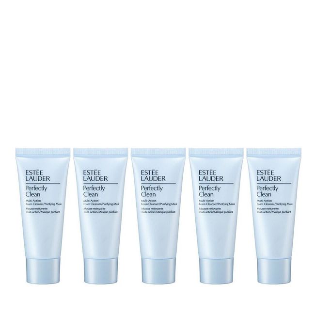 5 x Estee Lauder Perfectly Clean Multi-Action Foam Cleanser Purifying Mask 30ml