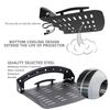 UineHiot Floating Shelf for Projector Wall Mount, 90-Degree Foldable, Loading Capacity 8.8lbs, Black