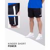 JAKO Kinder Shorts Power, Schwarz/Weiß, 164
