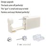4 Pack Self Ear Piercing Gun, Disposable Self Ear Piercing Gun Kit with Earring Studs Safety Ear Piercing Gun Kit Tool (silver)