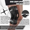 Professional Knee Brace with Hinged Support X-Strap System for Pain Relief