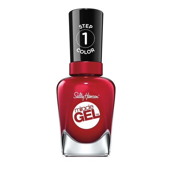 Sally Hansen Miracle Gel Nail Polish, Shade Can't Beet Royalty 474 (Packaging May Vary)