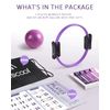 LIONSCOOL Pilates Ring Set (Purple)
