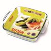 Simax Frying and Baking Dish, Glass, Transparent, 25.4 x 21.6 x 6.7 cm